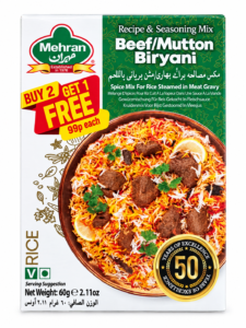 Mehran Beef & Mutton Biryani Masala – Rice Recipe Mix