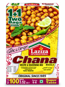 Laziza Chana Masala – Chickpea Curry Recipe Mix