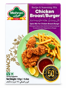 Mehran Chicken Broast Burger Masala – Crispy Coating Mix