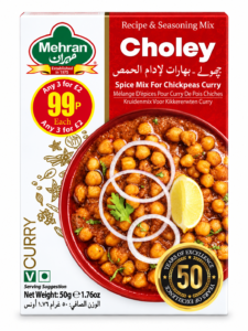 Mehran Choley Masala – Chickpea Curry Recipe Mix
