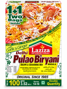 Laziza Pulao Biryani Masala – Aromatic Rice Recipe Mix