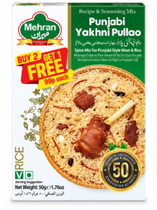Mehran Punjabi Yakhni Pulao Masala – Rice Recipe Mix