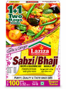 Laziza Sabzi Bhaji Masala – Vegetable Curry Recipe Mix