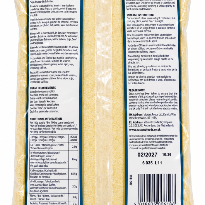 East End Semolina_1 East End Semolina_1