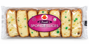 Fruit Sponge Slices
