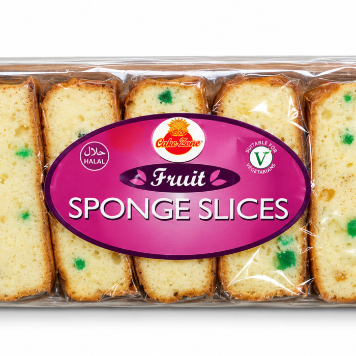 Fruit Sponge Slices