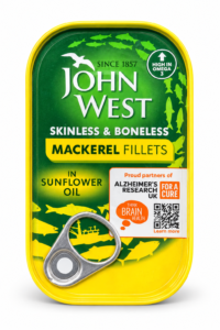 John West Skinless & Boneless Mackerel Fillets In Sunflower Oil