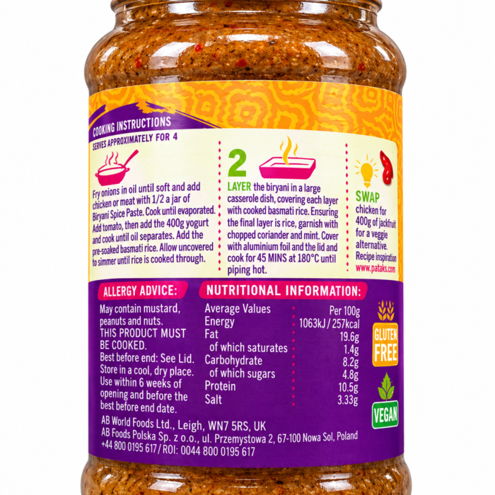 Pataks Biryani Spice Paste_1 Pataks Biryani Spice Paste_1