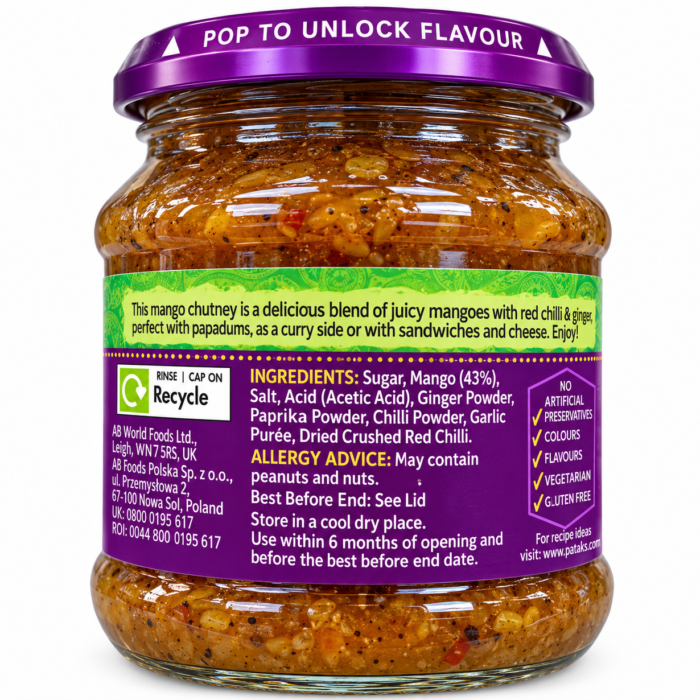 Pataks Hot Mango Chutney_1 Pataks Hot Mango Chutney_1