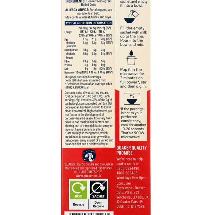 Quaker Oasto Simple Original_1 Quaker Oasto Simple Original_1