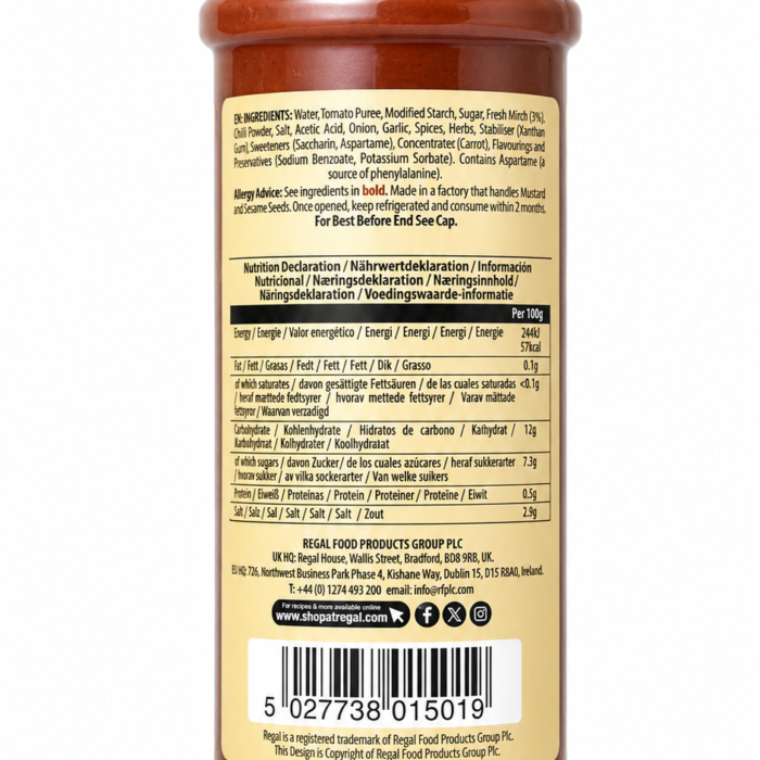 Regal Kebab House Chilli Sauce_1