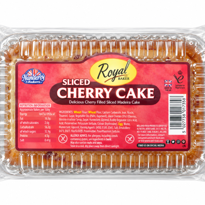 Regal Sliced Cherry Cake