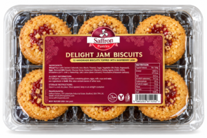 Saffron Delight Jam Biscuits